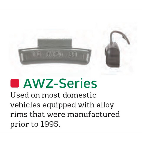 Wegmann Automotive 2.5 oz Zinc Coated Clip-on AWZ Red Series Wheel Weight (Box of 25)