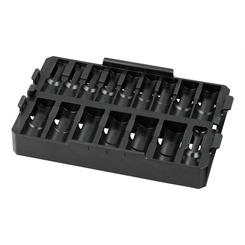 Milwaukee Tool SHOCKWAVE Impact Duty Socket 1/2” Dr 16PC MM TRAY ONLY Milwaukee Tool SHOCKWAVE Impact Duty Socket 1/2” Dr 16PC MM TRAY ONLY
