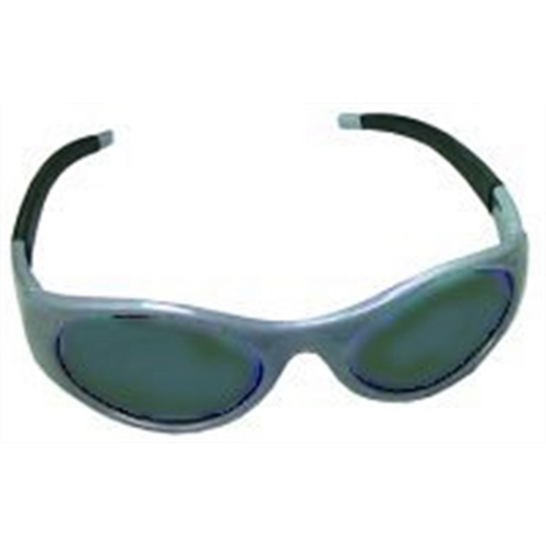 SAS Safety Stingers High Impact Safe Glasses, w/ Silver Frames/Shaded Lens