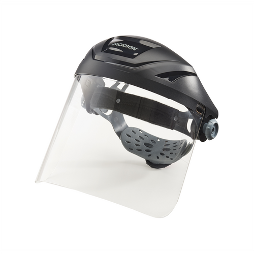 Jackson Safety Jackson Safety - Face Shield - F4XP Premium Series - 8" x 15.5" x .060" Window - Clear - 370 Speed Dial Headgear Jackson Safety Jackson Safety - Face Shield - F4XP Premium Series - 8" x 15.5" x .060" Window - Clear - 370 Speed Dial Headgear