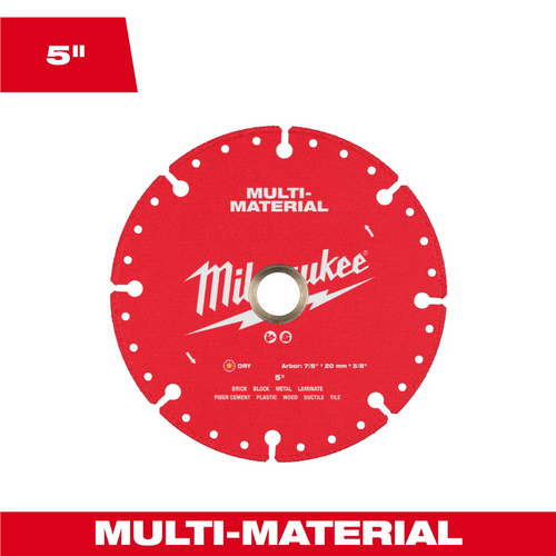 Milwaukee Tool 5 inch Multi Material Diamond Blade