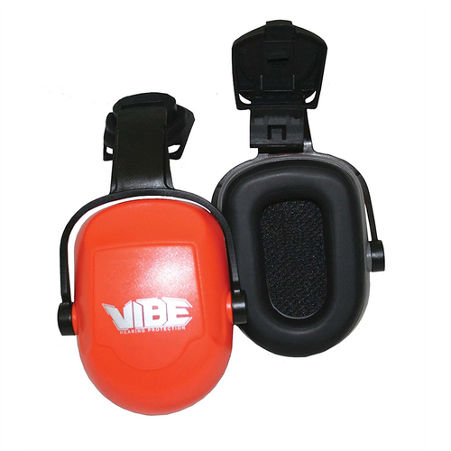 Jackson Safety Jackson Safety - Safe 2 Protection System for Hard Hat - H70 Vibe Series Earmuffs - NRR 22 - Orange - Hard Hat Mount