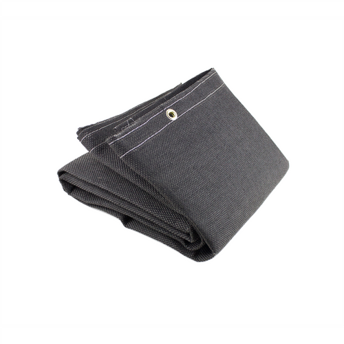 Wilson by Jackson Safety Wilson by Jackson Safety - Welding Blanket - Vermiculite Coated Fiberglass - Weight (per sq. yd.) 24 oz - Thickness 0.03" - Black - 6' x 8'
