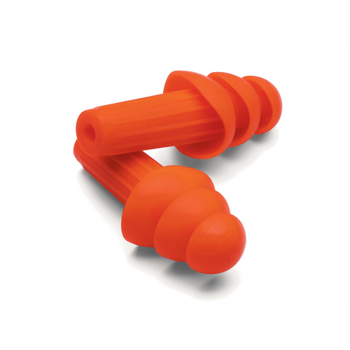 Jackson Safety Jackson Safety - Earplugs - H20 - Reusable - Tapered - Corded - Orange - NRR 26 - Bulk Buy (100 Pair Per Dispenser Box, 4 Boxes Per Carton)