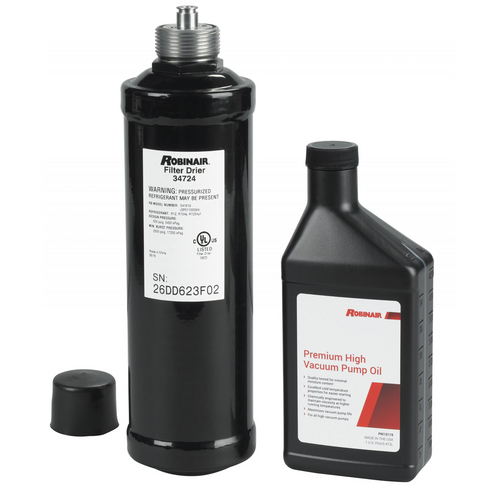 Robinair Maintenance Kit (1 Spin on Filter-Drier and 16oz Vacuum Pump Oil)