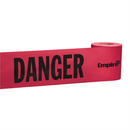 Milwaukee Tool 3X200 Danger Peligro Red 2Mil Tape 1Rl
