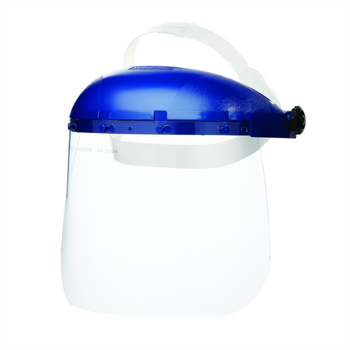 Sellstrom Sellstrom- Face Shield - 390 Series - 8 x 12 x .040"  Window - Clear AF - Pin Lock Headgear - Single Crown