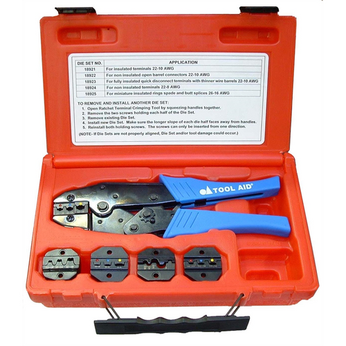 SG Tool Aid CRIMPER KIT RATCHETING REMOVABLE JAWS