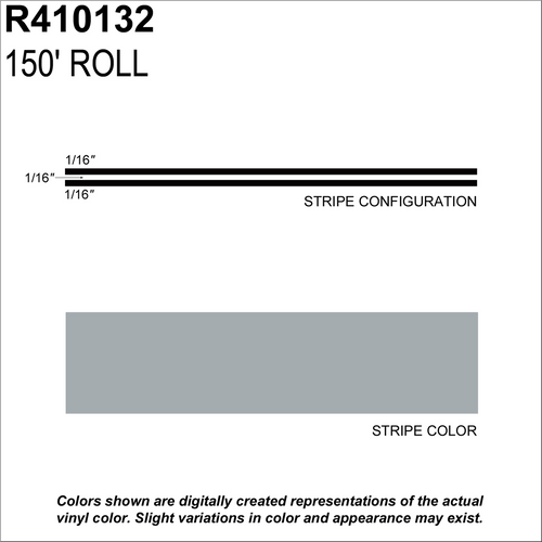 MS, 3/16" X 150'; Pewter Metallic