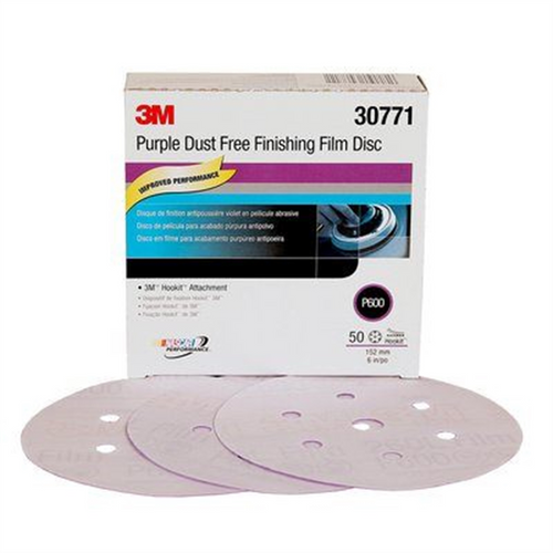 3M 3M(TM) Purple Finishing Film Hookit(TM) Disc P600 3M 3M(TM) Purple Finishing Film Hookit(TM) Disc P600