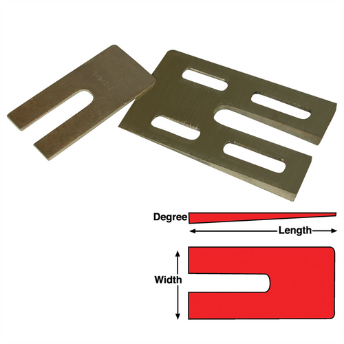 Specialty Products Company MA BZ SHIMS 4x6.5x1 DEG (6)