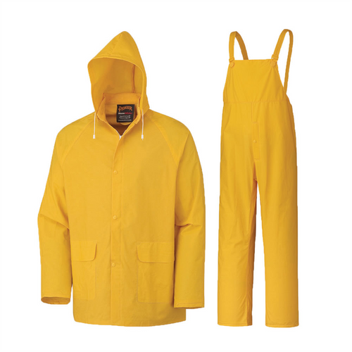 Pioneer Pioneer - 3-Piece Repel Rainwear - Hi-Viz Yellow/Green - Size Medium