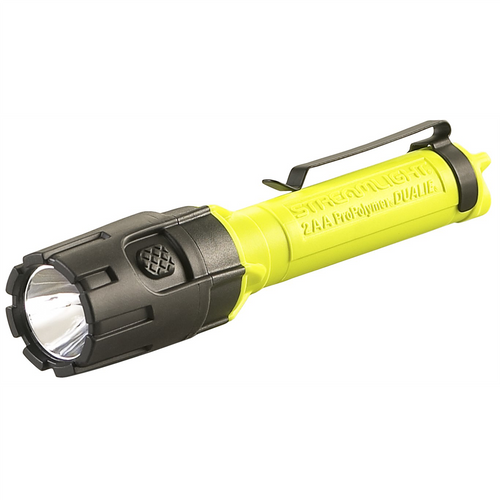 Streamlight Dualie 2AA Intrinsically Safe Spot/Flood Flashlight, Yellow Streamlight Dualie 2AA Intrinsically Safe Spot/Flood Flashlight, Yellow