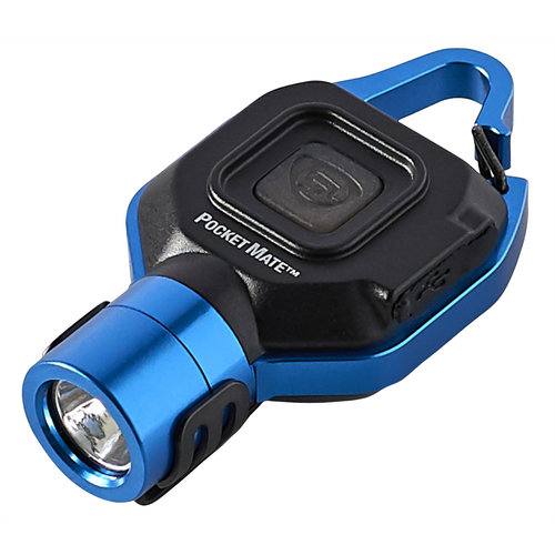 Streamlight Pocket Mate USB Rechargeable Ultra-Compact Keychain Light - Blue Streamlight Pocket Mate USB Rechargeable Ultra-Compact Keychain Light - Blue