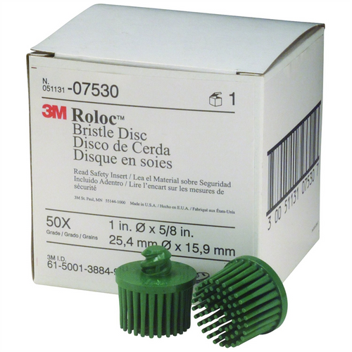 3M 1" 50-GRIT BRISTLE DISC 10/BX 3M 1" 50-GRIT BRISTLE DISC 10/BX