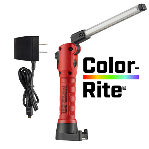Streamlight Strion Switchblade 500 Lumen Color-Rite Light Bar Worklight with USB Charge Cord - Red Streamlight Strion Switchblade 500 Lumen Color-Rite Light Bar Worklight with USB Charge Cord - Red
