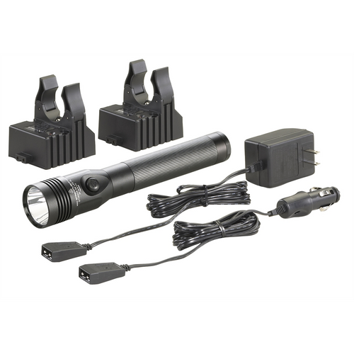 Streamlight 800 Lumen Stinger DS LED HL Flashlight - 120V/100V AC/12V DC &hyphen; 2 Holders