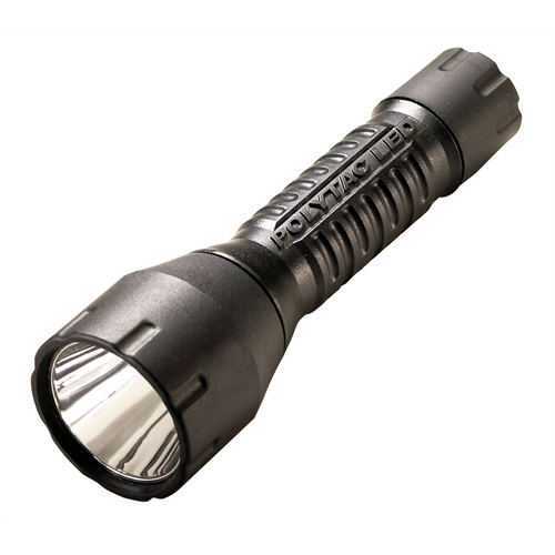 Streamlight 600 Lumen PolyTac Flashlight - Includes (2) CR123A lithium batteries - Clam - Black Streamlight 600 Lumen PolyTac Flashlight - Includes (2) CR123A lithium batteries - Clam - Black