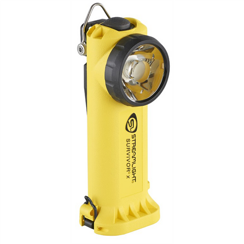 Streamlight Survivor X Safety-Rated Rechargeable Firefighter's Right Angle Light, Yellow