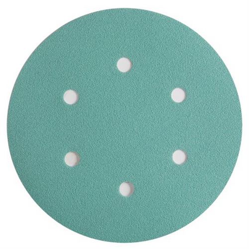 Sunmight USA Corporation Film 01816 Open Coated Grip Disc, 6 in, P400 Grit, Premium Aluminum Oxide, Velcro Attachment