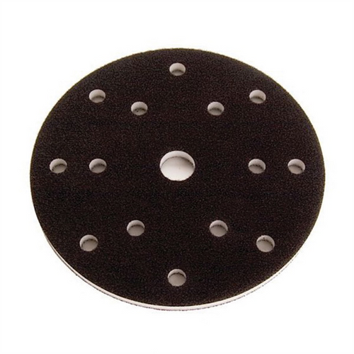 Mirka Abrasives 1066F Grip Faced Interface Pad, 6 in Dia x 3/8 in THK, Hook and Loop Attachment