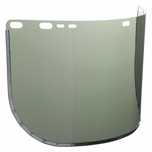 Jackson Safety Jackson Safety - Replacement Windows for F30 Acetate Face Shields - Light Green - 9" x 15.5" X.040" - D Shaped - Bound - (12 Qty Pack)