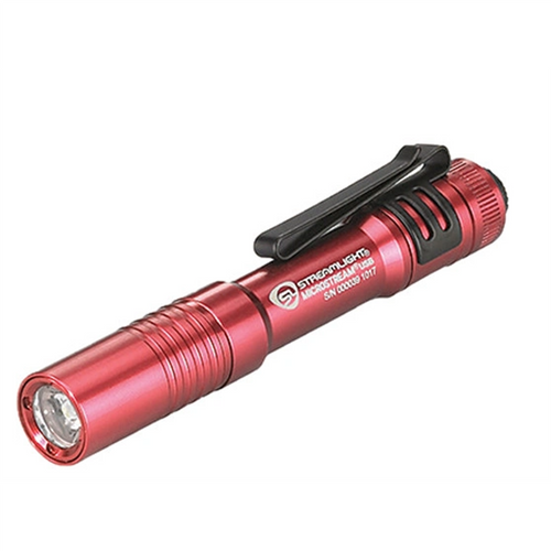 Streamlight 250 Lumen MicroStream USB Penlight - Includes Micro-USB cord and lanyard - Box - Red Streamlight 250 Lumen MicroStream USB Penlight - Includes Micro-USB cord and lanyard - Box - Red