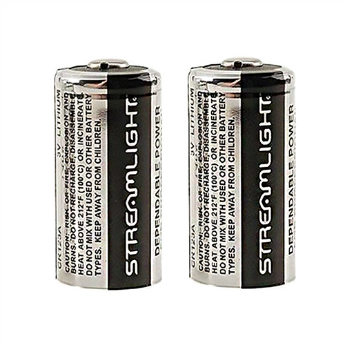Streamlight CR123A Lithium Batteries, 2-Pack Streamlight CR123A Lithium Batteries, 2-Pack