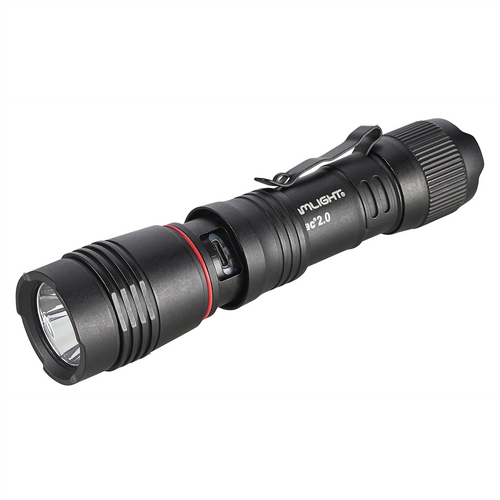 Streamlight 2000 Lumen ProTac 2.0 Flashlight - Includes SL-B50 battery pack, USB-C cord and nylon holster - Box