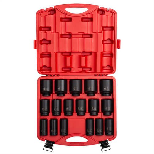 SUNEX 3/4" Drive 17 Piece SAE Deep Impact Socket Set SUNEX 3/4" Drive 17 Piece SAE Deep Impact Socket Set