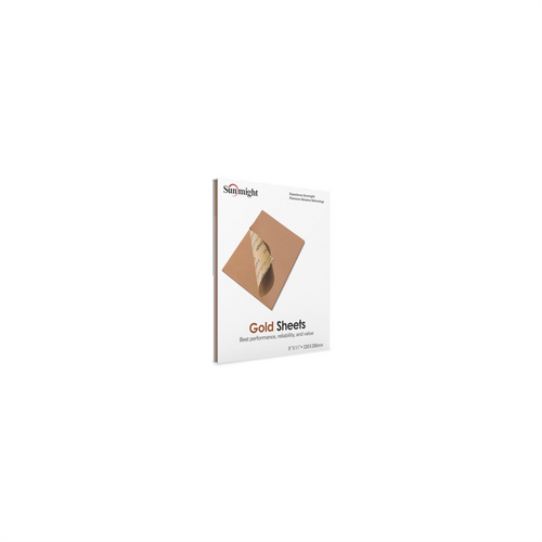 Sunmight USA Corporation Gold 09114 Plain Sanding Sheet, 9 in W x 11 in L, P320 Grit, Premium Aluminum Oxide Abrasive