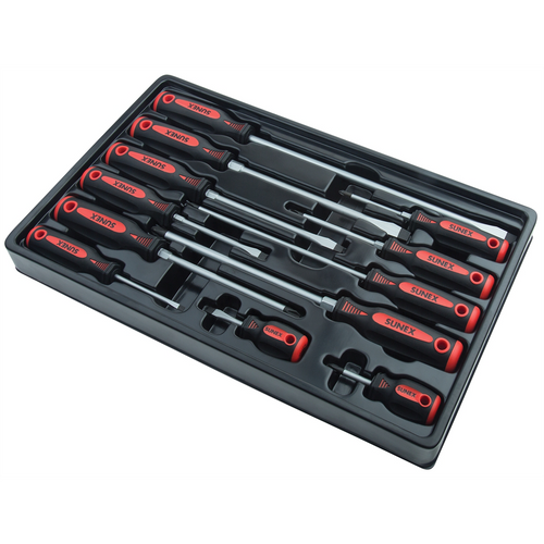 SUNEX 12-Piece Combination Screwdriver Set SUNEX 12-Piece Combination Screwdriver Set