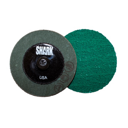Shark Industries 2" Green Zirconia Mini Grinding Discs 24 Grit - 25 Pk