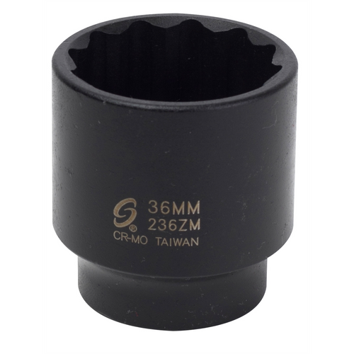Sunex 1/2 in. Drive 12-Point Impact Socket,