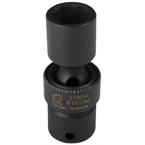 SUNEX SOC 10MM 1/4D IMP UNIV 6PT