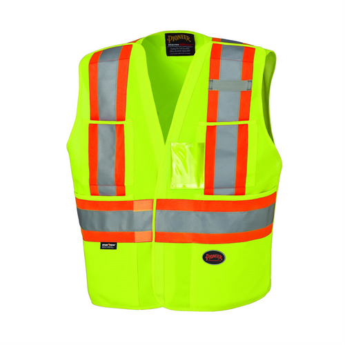 Pioneer Pioneer - Safety Tear-Away Vest  - Hi-Vis Yellow/Green - Size 2XL/3XL