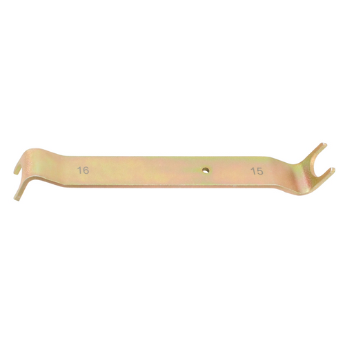 S.U.R.&R. DT1516 Disconnects 15 and 16mm air line and other push-In style fittings with ease. Use on air system connections for heavy-duty trucks, brakes, suspension, steering, engine, transmission and more!