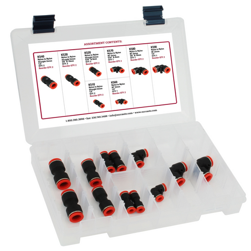 S.U.R.&R. Nylon Fuel Line Union Assortment S.U.R.&R. Nylon Fuel Line Union Assortment