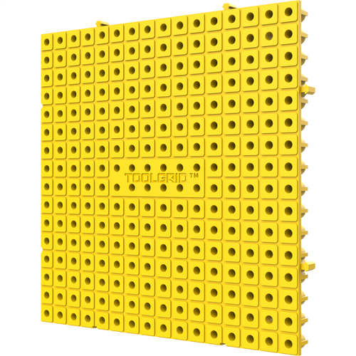 Toolgrid TGB-6X6 Modular Board 16pc Pack - Yellow