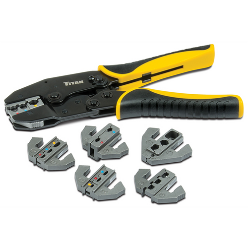 TITAN 7-PC RATCHETING TERMINAL CRIMPING SE