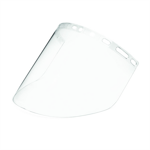 Sellstrom Sellstrom - Replacement Windows for Face Shields - UNIVERSAL - Clear Molded Spherical PC window - 9" x 15" x .060-" V-shape Sellstrom Sellstrom - Replacement Windows for Face Shields - UNIVERSAL - Clear Molded Spherical PC window - 9" x 15" x .060-" V-shape