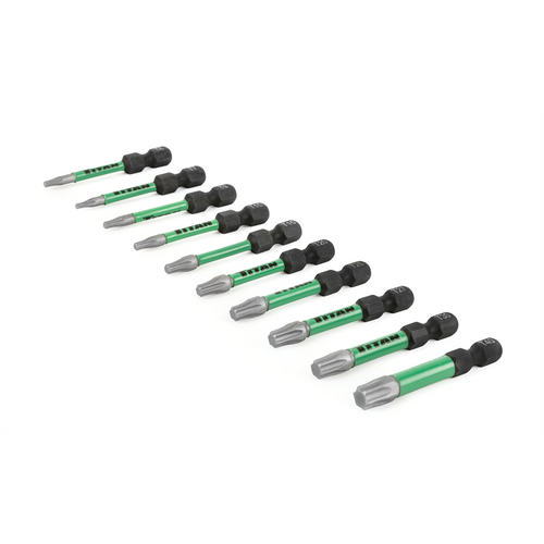 TITAN 10 pc. Impact Star Bit Set