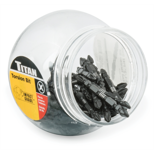 TITAN 50PC PH2 Double Ended Torsion Bit Display