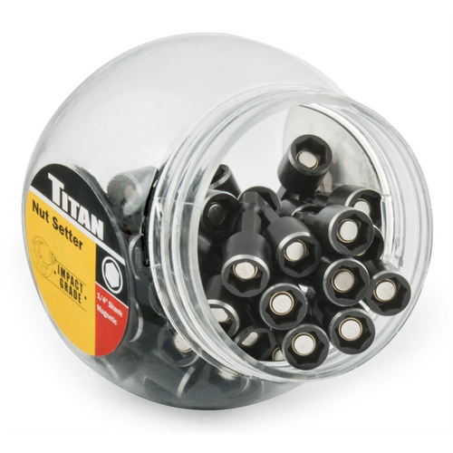 TITAN 50PC 3/8" Magnetic Nut Setter Display