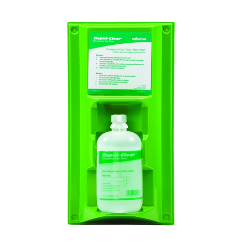 Sellstrom Sellstrom - 16 oz Single Rapid-Clear eyewash bottle station Sellstrom Sellstrom - 16 oz Single Rapid-Clear eyewash bottle station