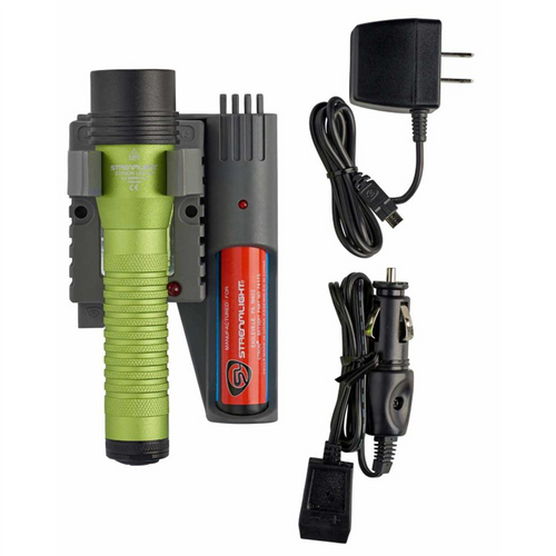 Streamlight Strion LED HL Rechargeable Flashlight 120V/100V/12V DC PiggyBack - Lime Green