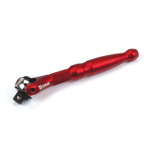 Titan 1/4 in. Drive Aluminum Swivel Head Micro Ratchet
