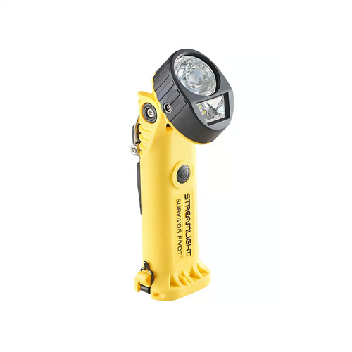 Streamlight Survivor Pivot C1D1 Safety-Rated Dual-Beam Articulating Flashlight - Yellow