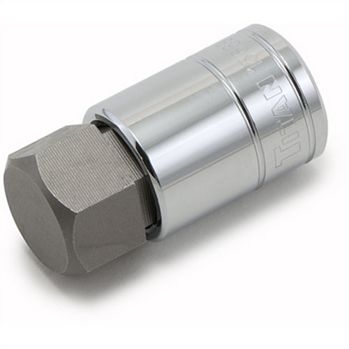 TITAN HEX BIT SOCKET 1/2" DRIVE 1/2 IN., TITAN HEX BIT SOCKET 1/2" DRIVE 1/2 IN.,