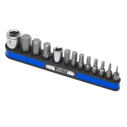 TITAN 13-PC METRIC HEX BIT SET